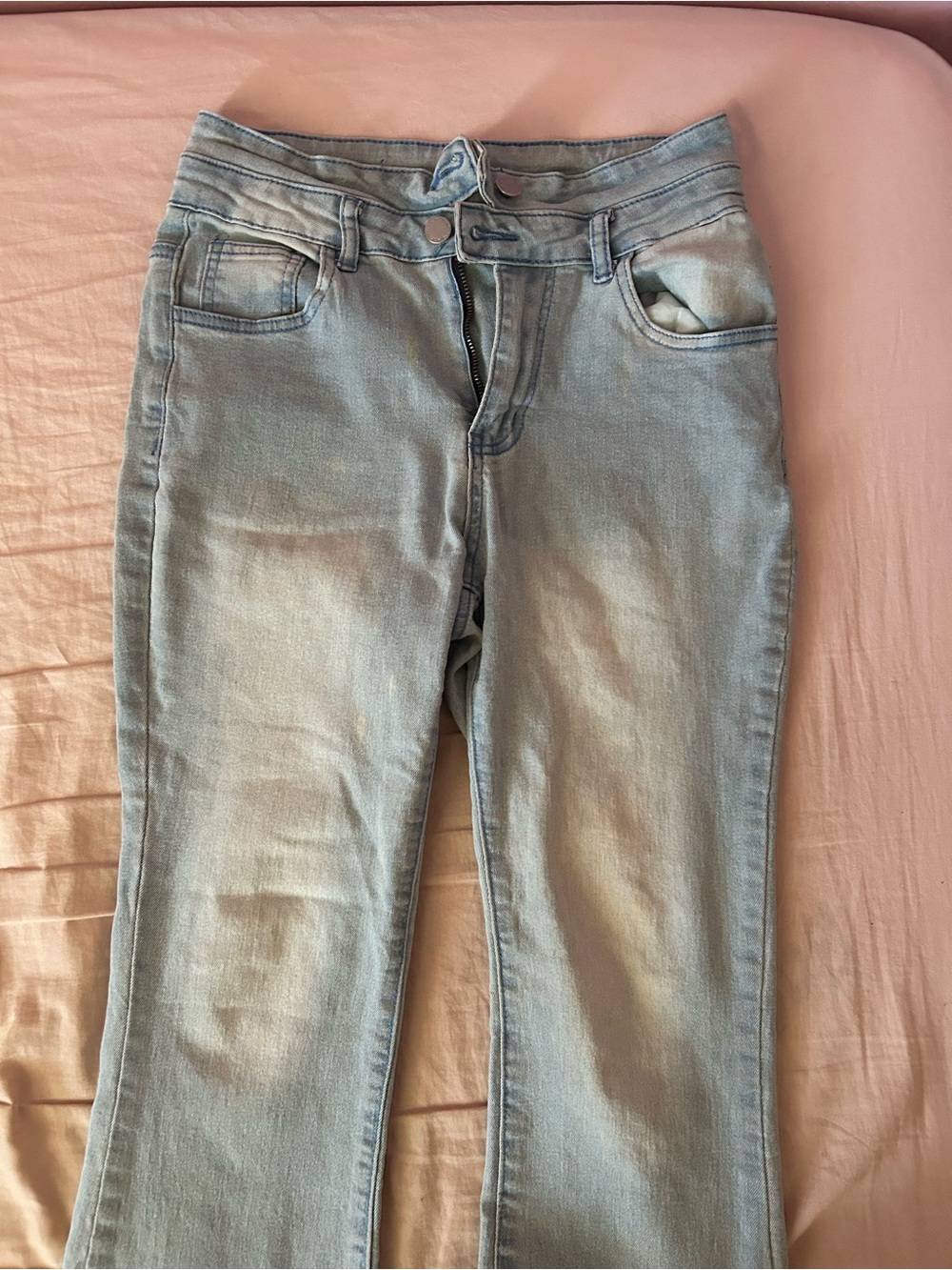 Light Blue Flared Jeans